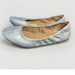 KOLILI Ballet Flat Classic Round Toe Walking Shoes Casual Ladies Faux Women’s 8M